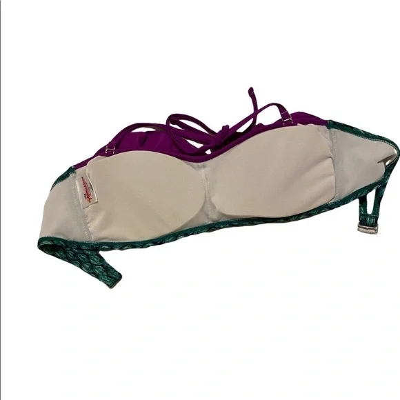 Mermaid Swimsuit Bikini, Womens S Celtic Green,New Bottoms, Excellent Cond Top - Picture 8 of 11